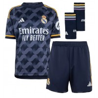 Camisa de time de futebol Real Madrid Aurelien Tchouameni #18 Replicas 2º Equipamento Infantil 2023-24 Manga Curta (+ Calças curtas)